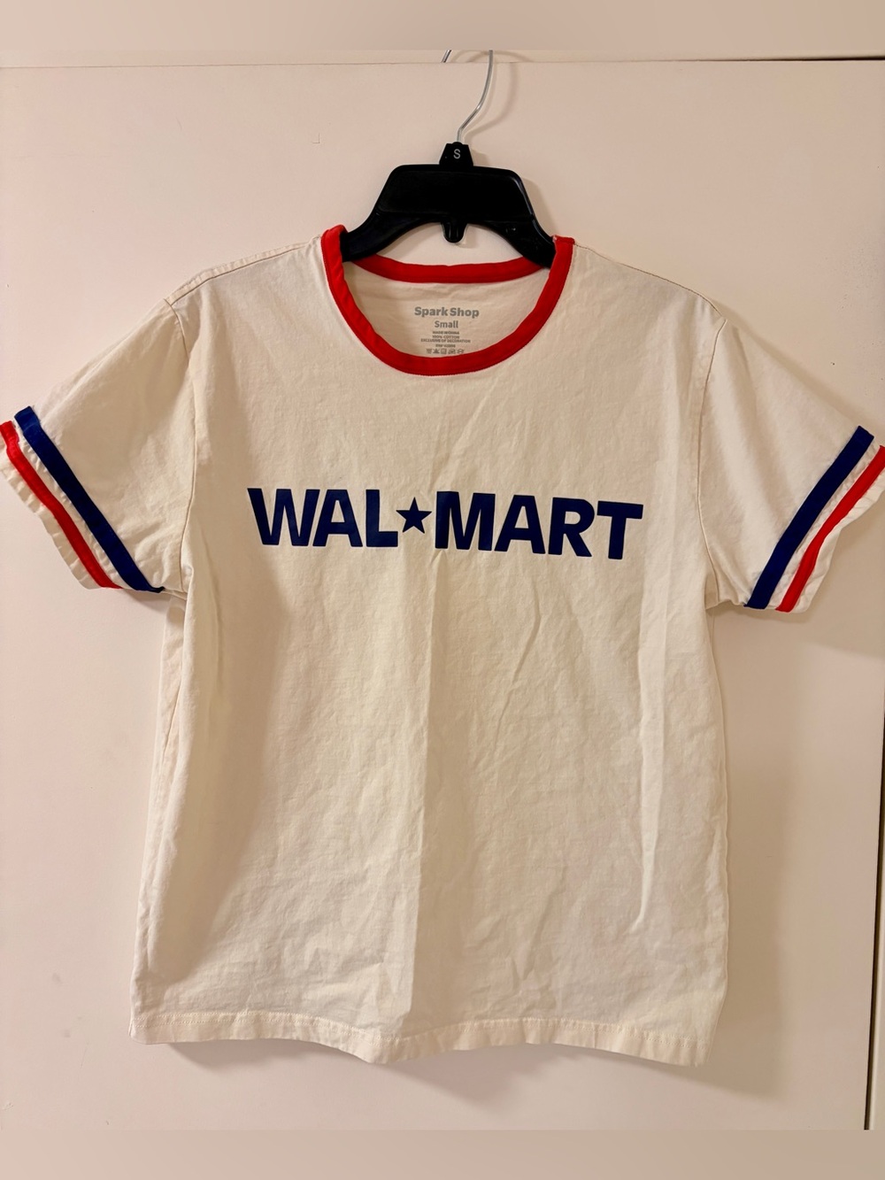 Walmart ringer T shirt - small